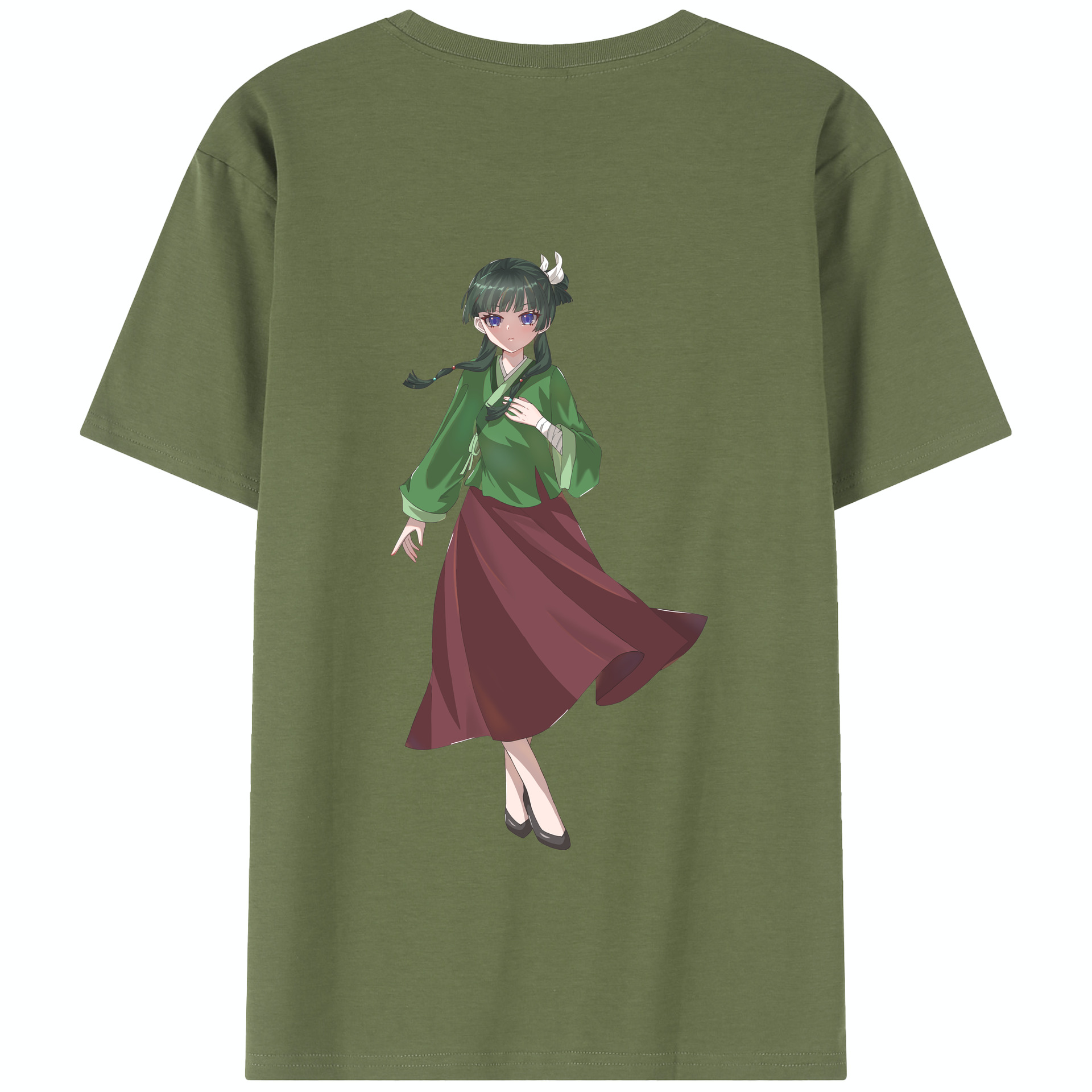 （画像用） 薬屋のひとりごと The Apothecary Diaries 綿100％半袖Tシャツ（背面プリント）